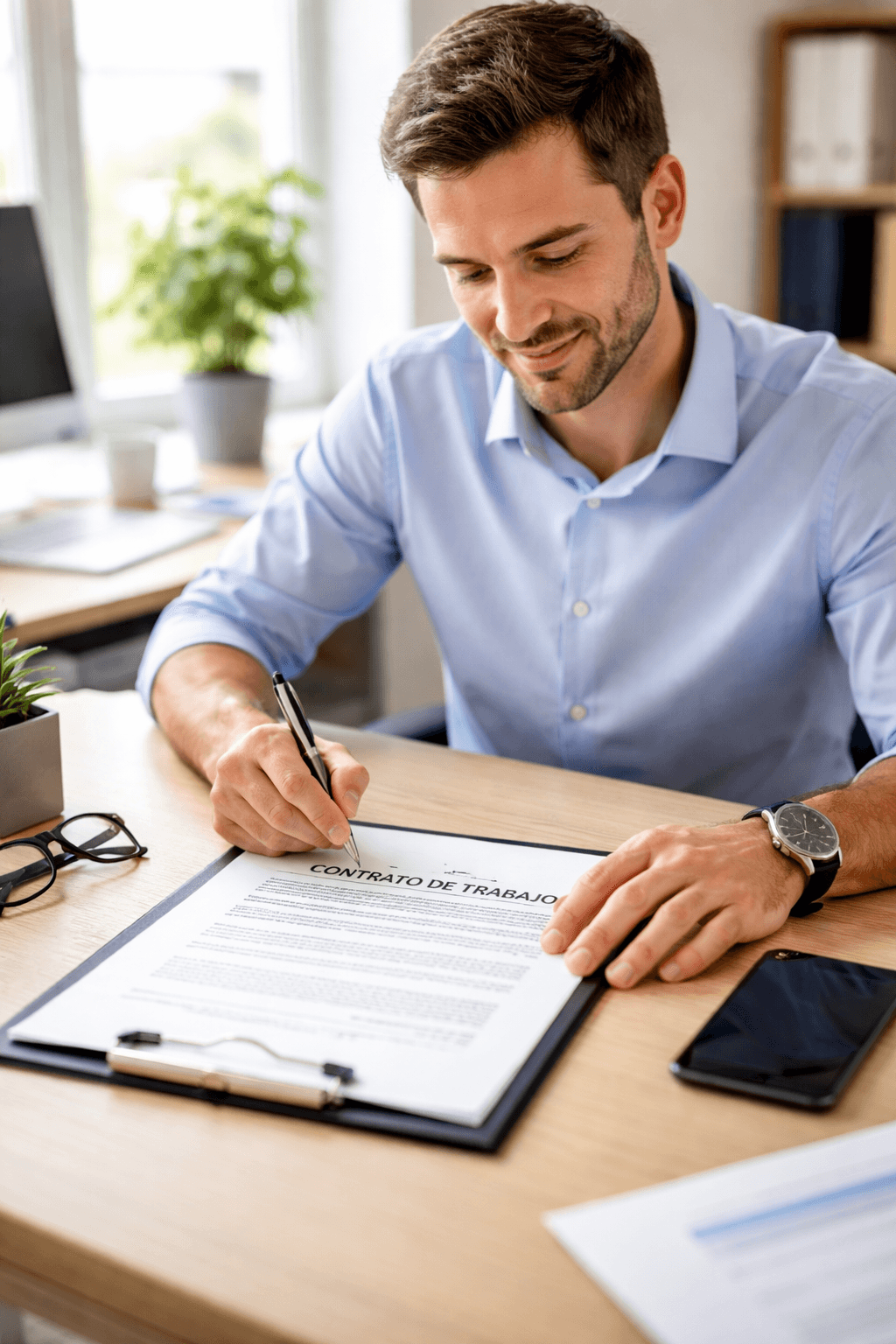 El contrato de trabajo es la base de toda relación laboral en Chile. Regula derechos y obligaciones entre trabajador y empleador, fija condiciones esenciales como funciones, jornada y remuneración, y cumple un rol clave en la prevención y resolución de conflictos laborales. Su correcta redacción y actualización resulta fundamental para ambas partes.